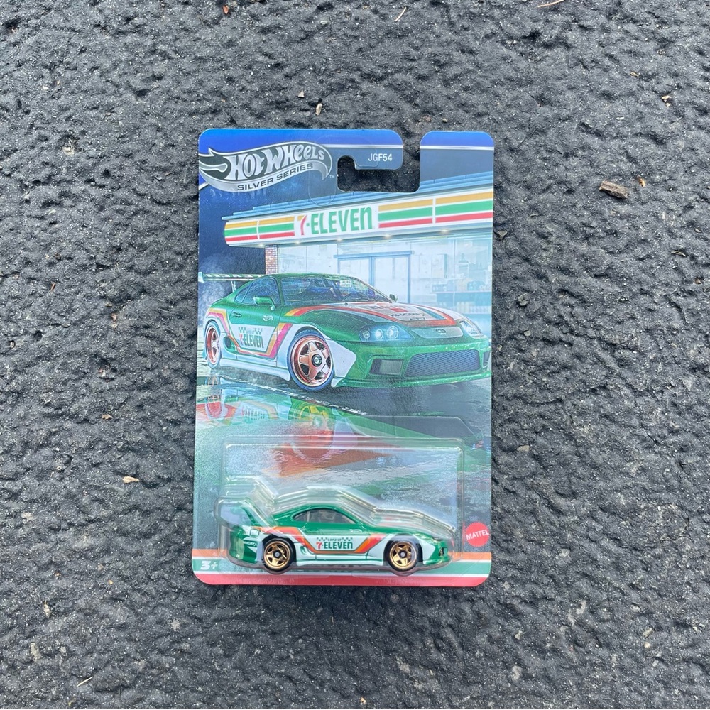 Hot Wheels Silver Series 711 Toyota Supra 7-Eleven